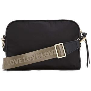 Mint Velvet Black Nylon Crossbody Bag
